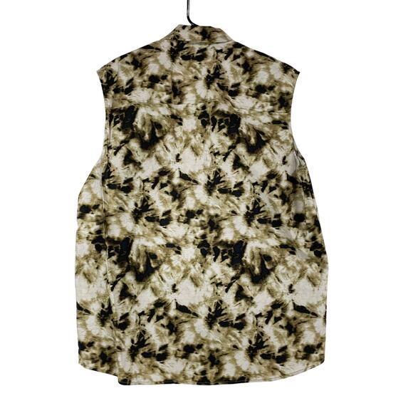 Samsoe Samsoe NWT Tea Shirt Top Camo Clay Size XXS Oversized Button Front Collar - Picture 5 of 14